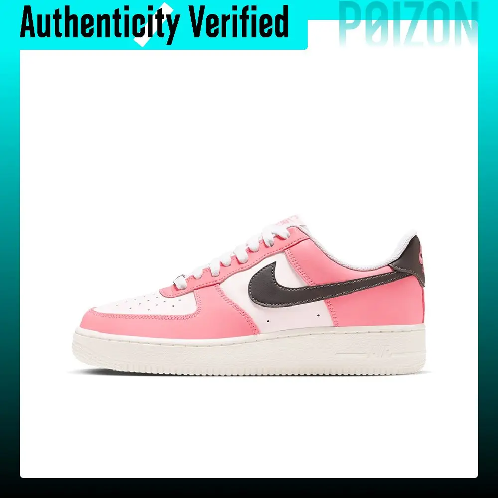 Nike Air Force 1 Skate Shoes Unisex Low-top White/Pink FQ6850-621