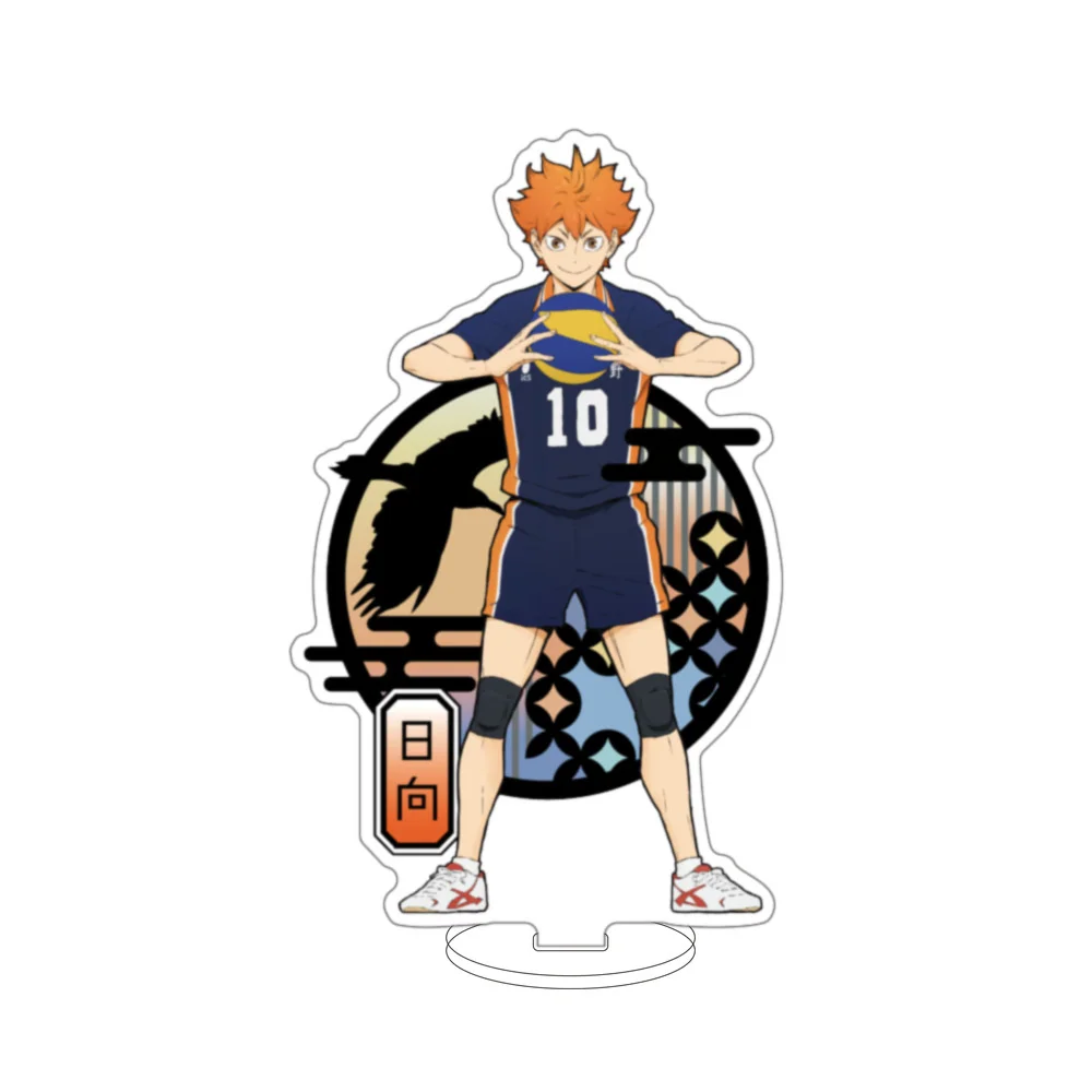 Anime Haikyu nuevo soporte acrílico figura modelo placa de mesa voleibol niños figuras de acción adornos Anime actividades decoración de escritorio