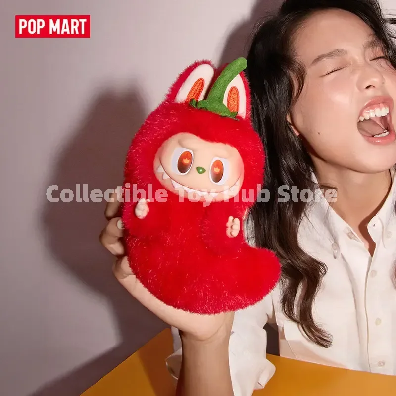 Echtes Pop Mart The Monsters Dip For Fun Plüsch-Anhänger Blind Box Labubu Hot Pot Food Vinyl Plüsch-Schlüsselanhänger Sammlerstück Spielzeug-Charm