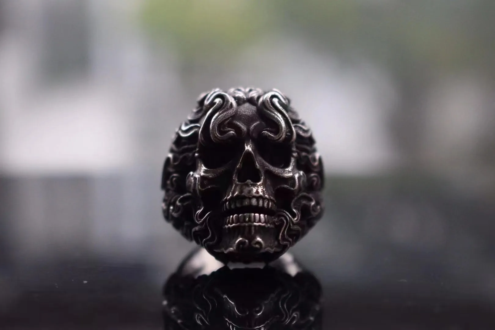 Hand Made Evil Horde Ring S925 Pure Silver