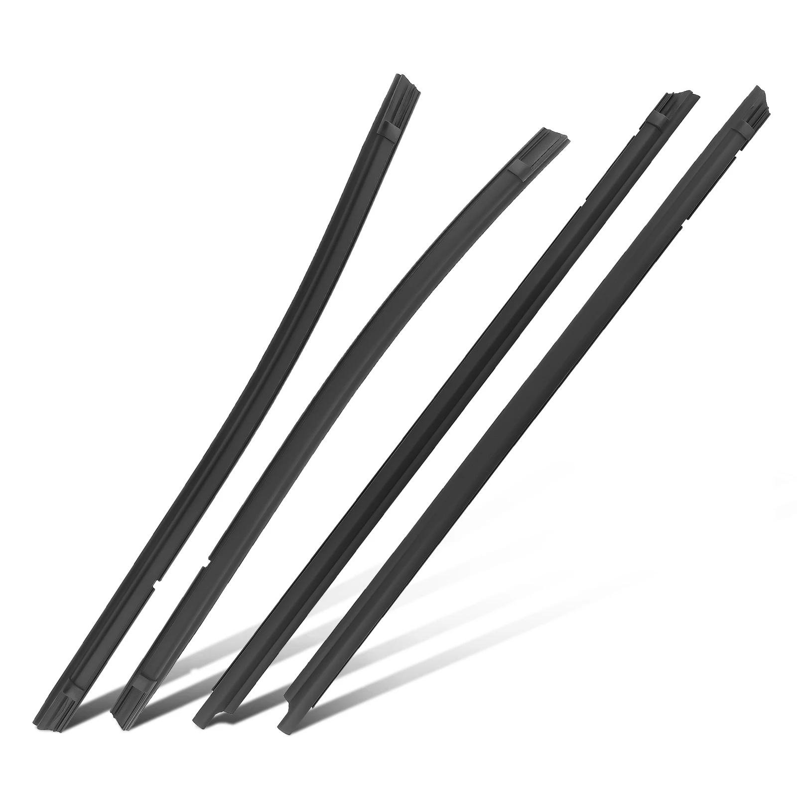 4pcs Door Belt Molding Set for Toyota Tacoma Double Cab 2005-2015 68162-04050