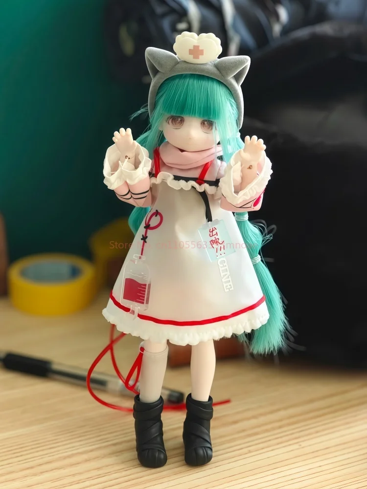Коллекционная шарнирная кукла BJD Locely Kwaidan, масштаб 1/8, с пророщенными волосами, в стиле аниме, в слепой коробке, несъедобный подарок