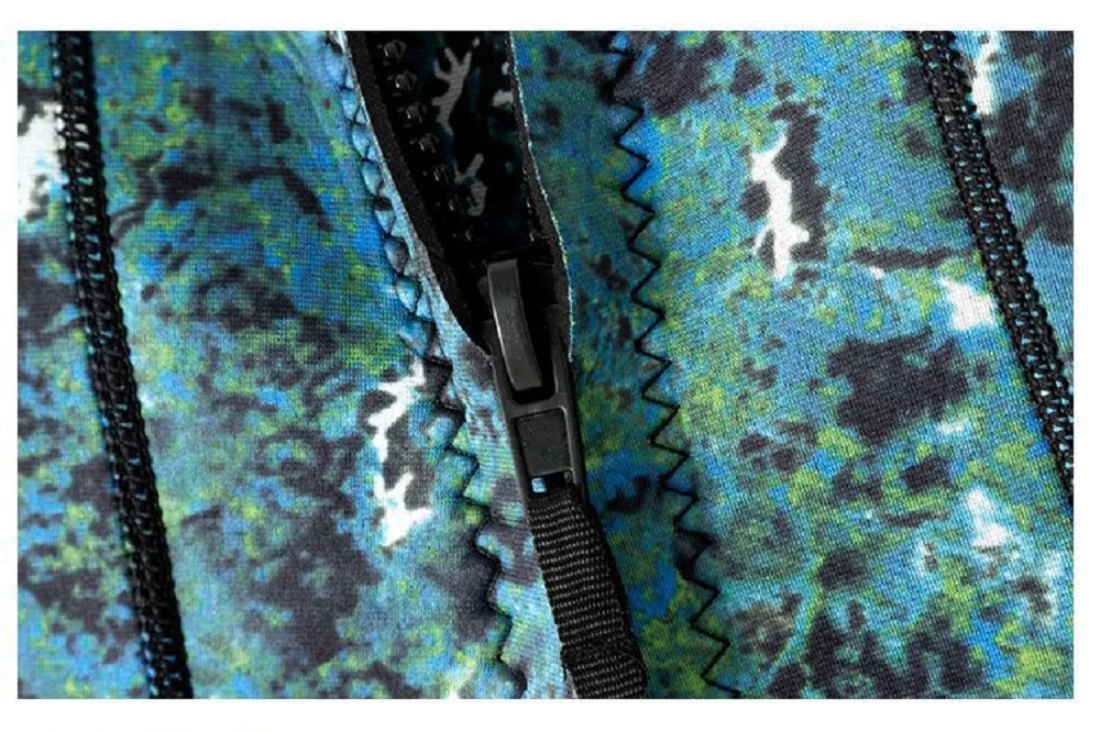 3mm Speerfischen Neoprenanzüge Neoprenanzüge Angeln Tauchen Surfen Schnorcheln Kajakfahren Camouflage Erwachsene Ganzkörper Thermal Warm halten – Detail 14