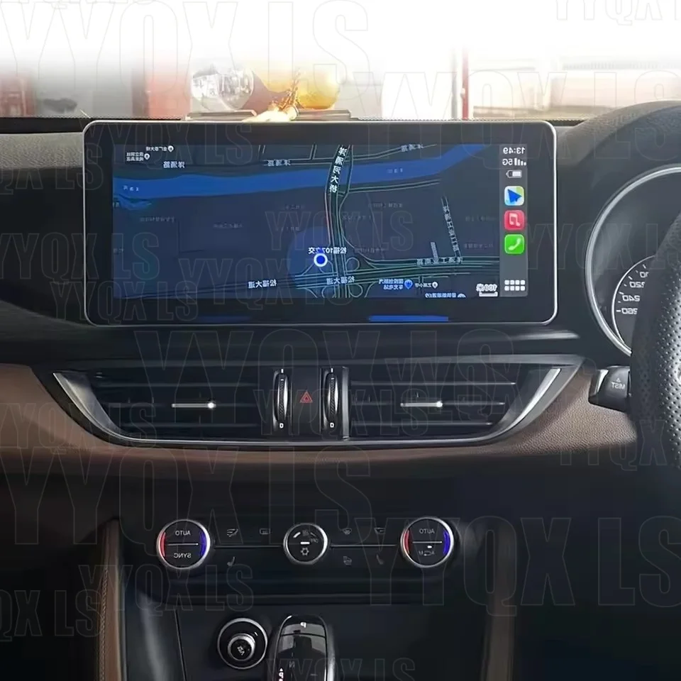 RHD Android15 Car Radio For Alfa Romeo Giulia Stelvio 2016-2021 Automotive Multimedia Carplay Auto Bluetooth Stereo GPS 4G WIFI
