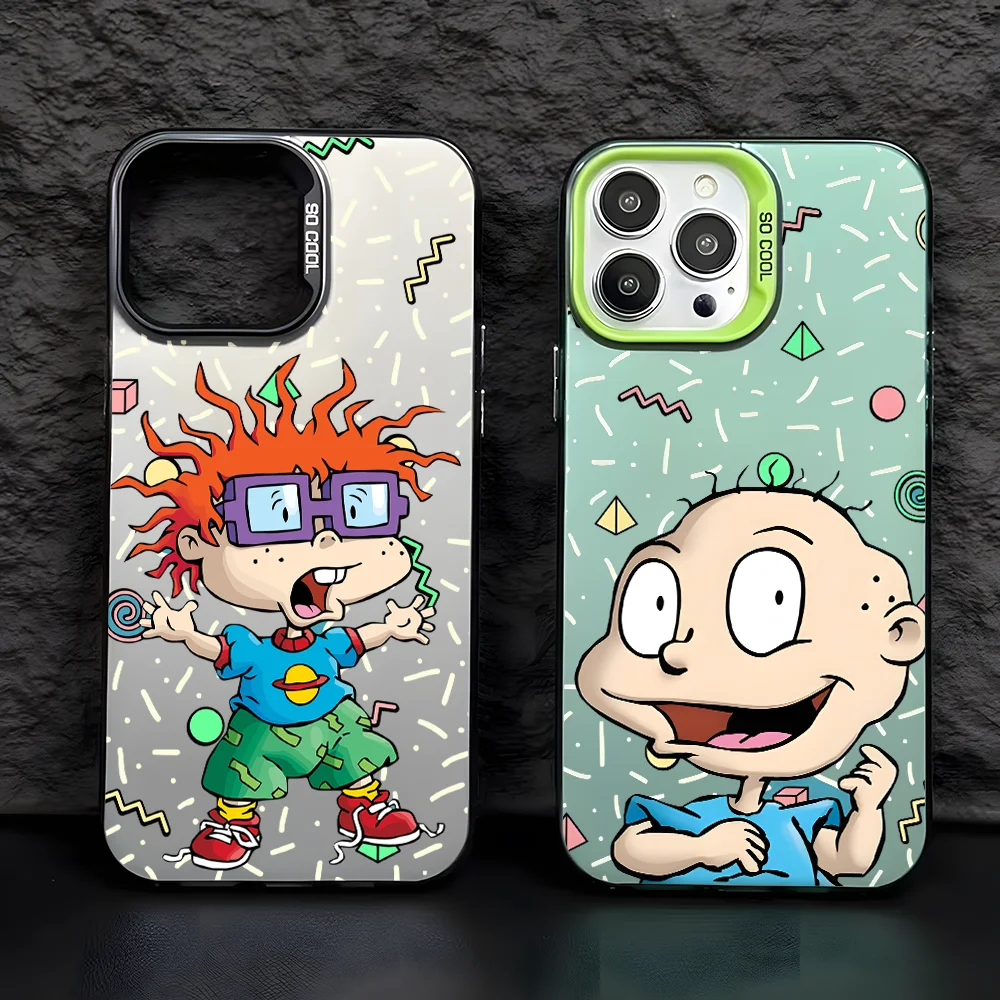 Funny Cartoon R-Rugrat Children Phone Case for Samsung Galaxy A56 A55 A54 A53 A52 A26 A17 A16 A12 A07 A06 4G 5G Cover