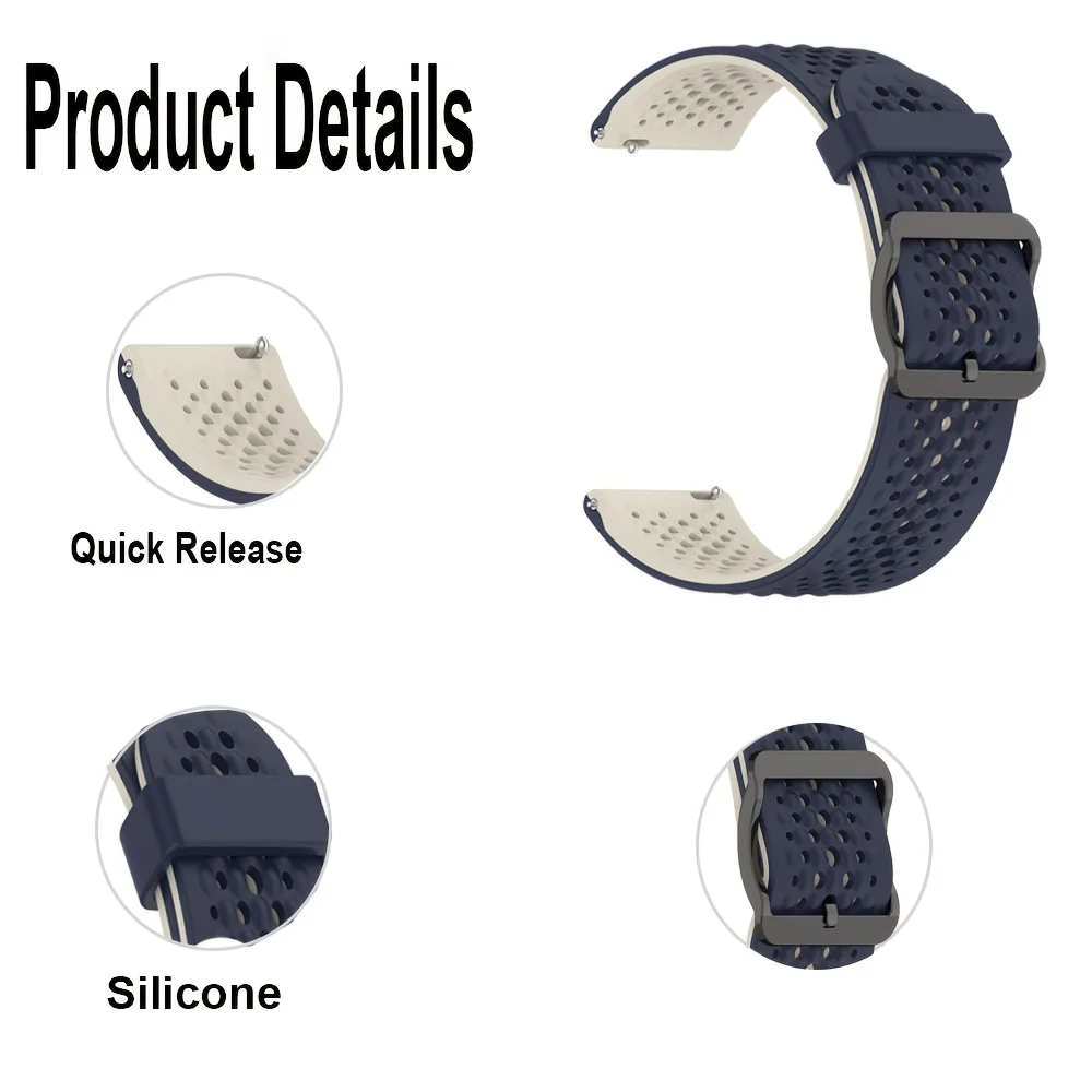 22mm silicone relógio inteligente pulseira para coros pace 3 esportes pulseira pace pro apex 2 pro apex 46mm pulseira de substituição