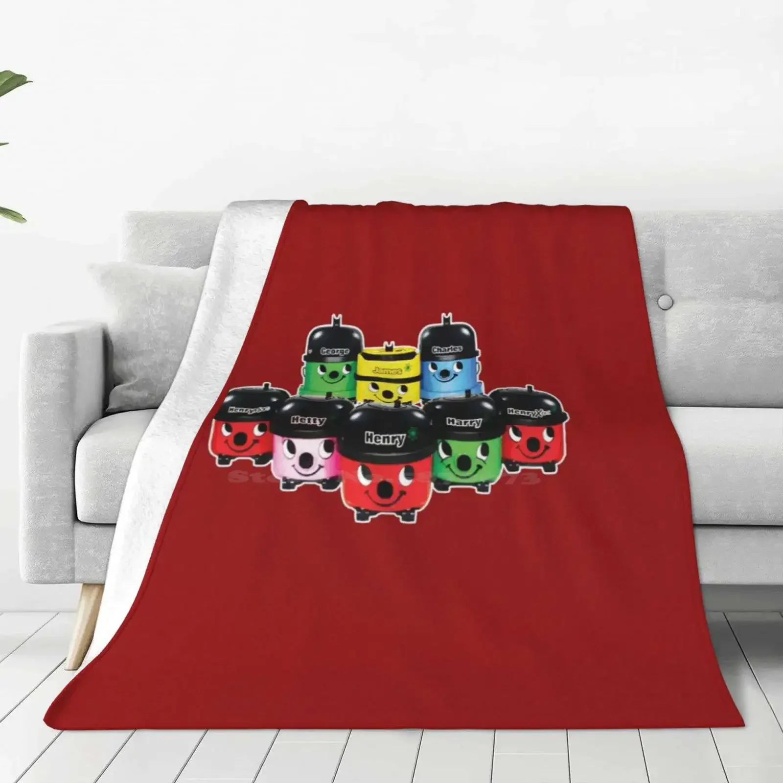 Henry Hoover And Friends Four Seasons Comfortable Warm Soft Throw Blanket Henry Hoover Hoovers Hetty James George Harry