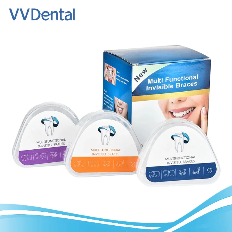 

Orthodontic Braces Dental Braces Smile Teeth Alignment Trainer Instanted Silicone Teeth Retainer Mouth Guard Braces Tooth Tray