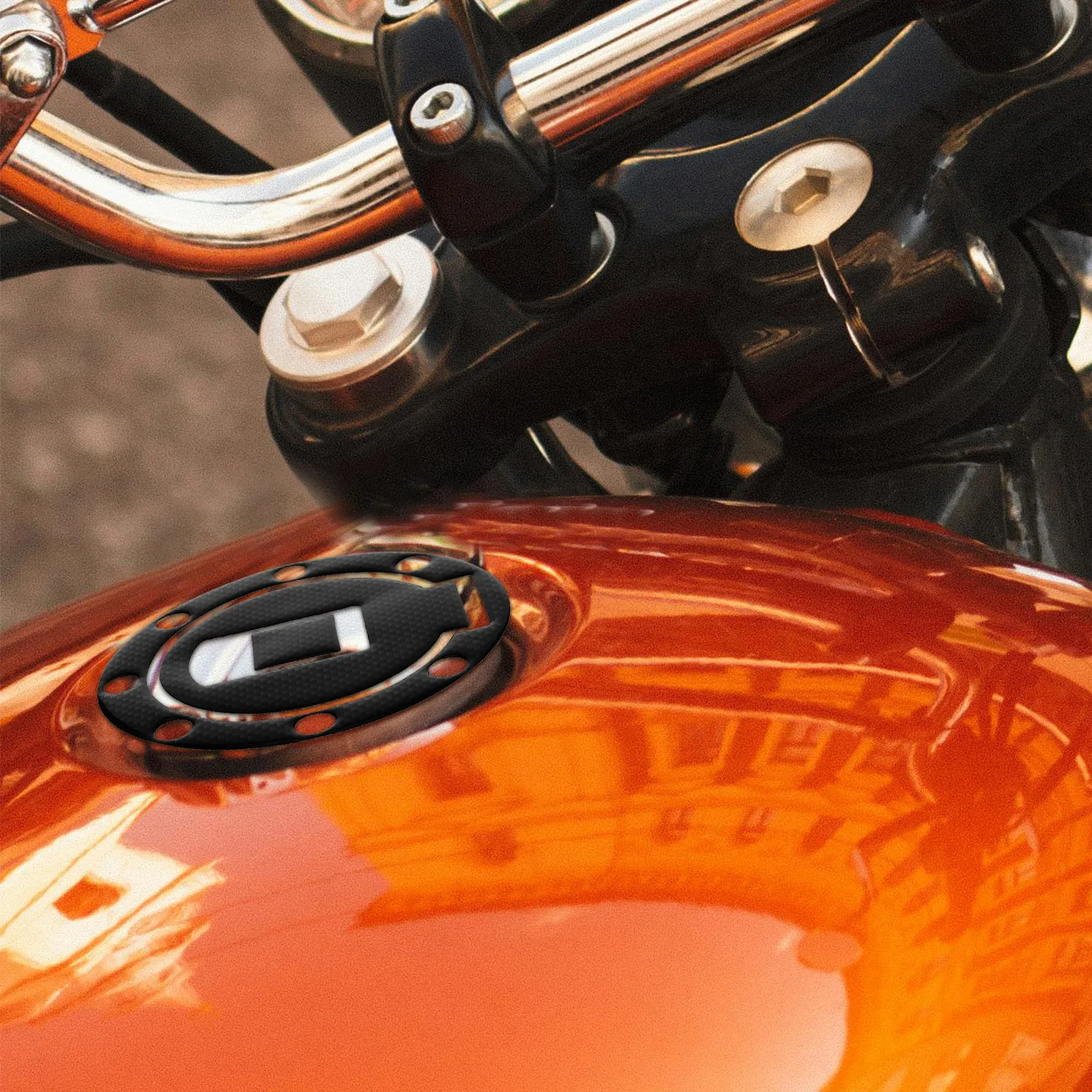 

Motorcycle Gas Tank Decal Sticker Protector Fishbone Design Scratch Resistant Waterproof for Fzr250 Fzr400 Horizon New