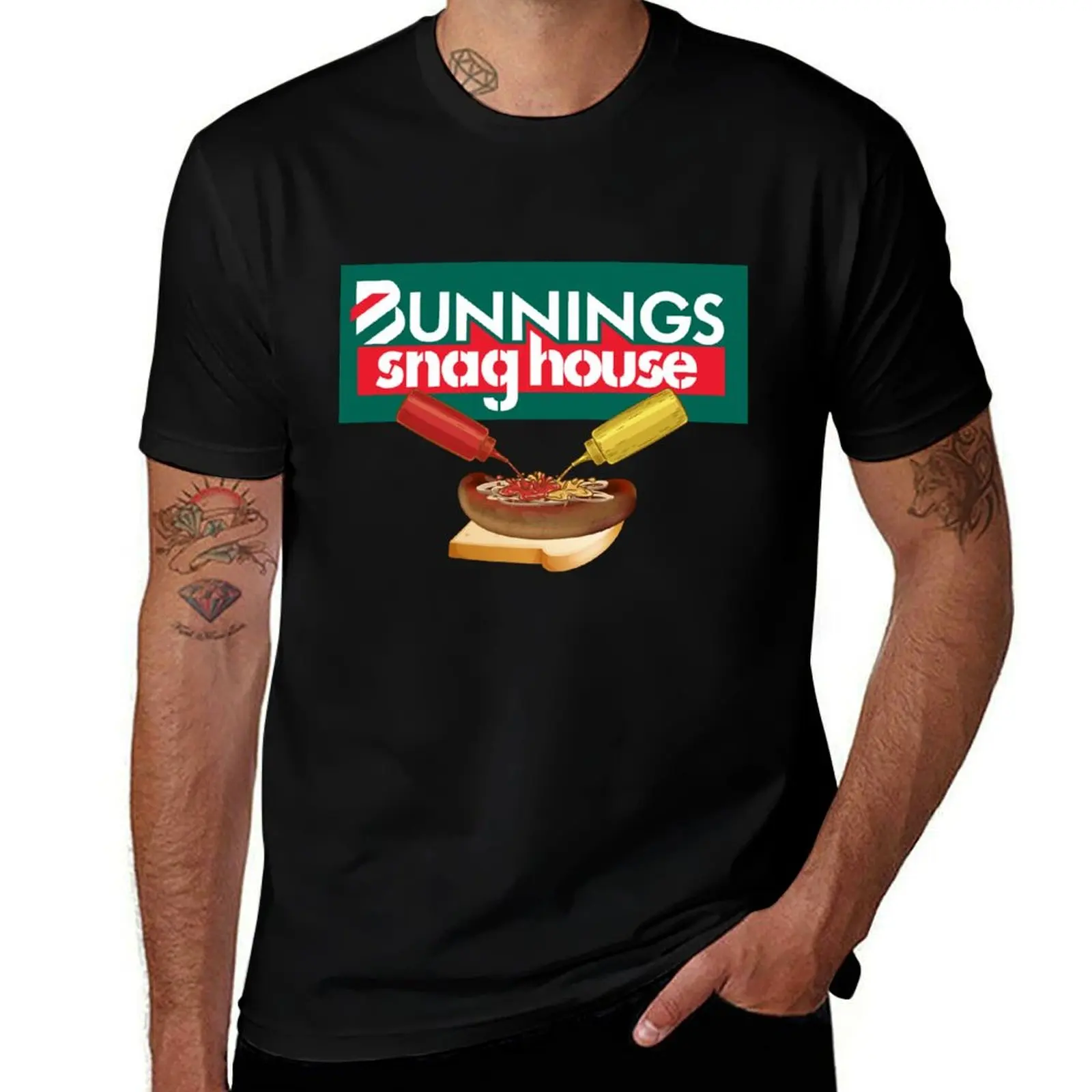 

Bunnings Snaghouse T-Shirt printed t shirts for man man t shirt heavy cotton T-Shirt