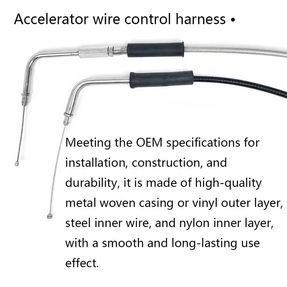 

39 "43" 47 "серебристый провод троса дроссельной заслонки для Harley Dyna Fxdf FAT BOB Softail Heritage Fat boy Sportster Forty Eight XL1200 883 98-24