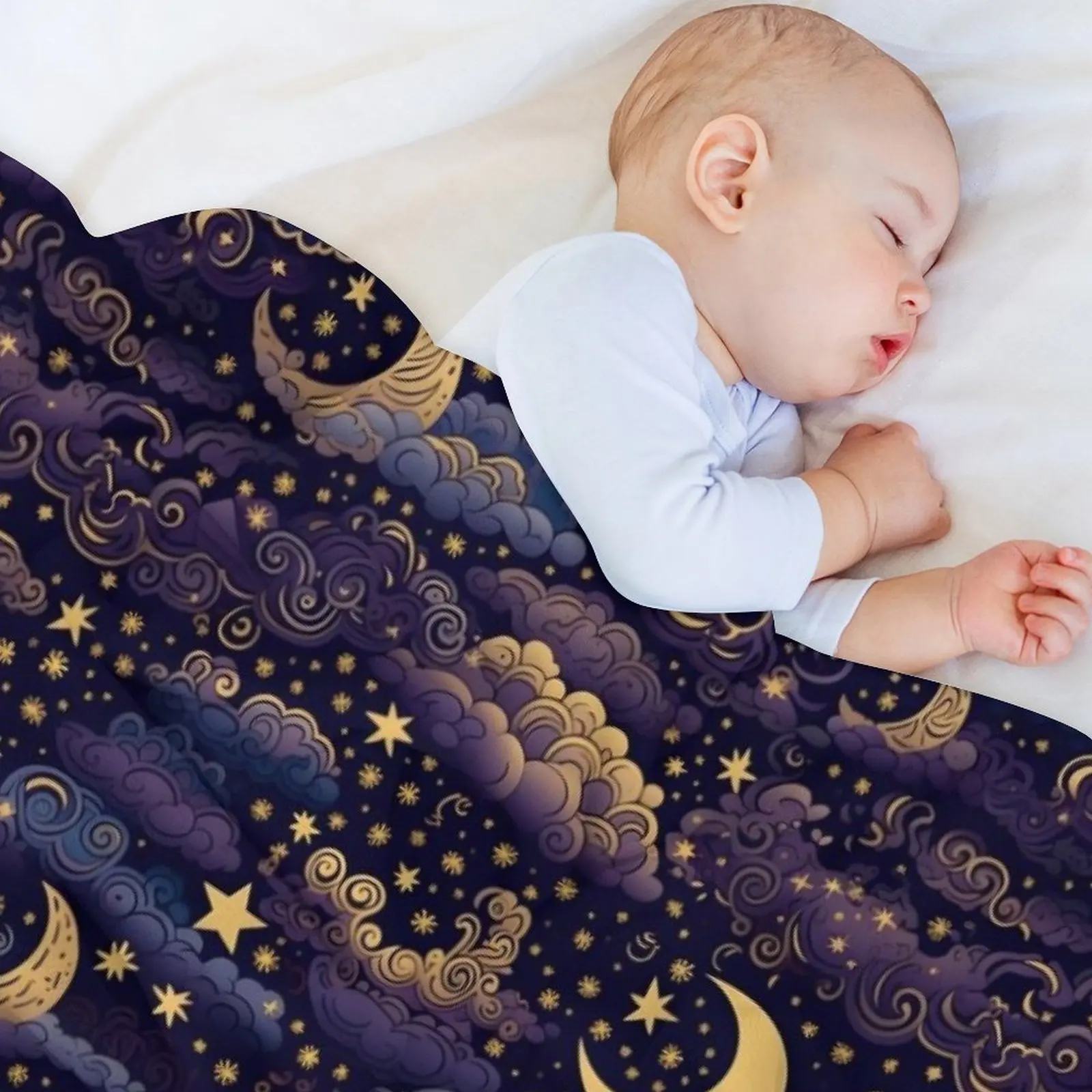 Whimsigoth Pattern Throw Blanket Decorative Throw Sleeping Bag Blankets