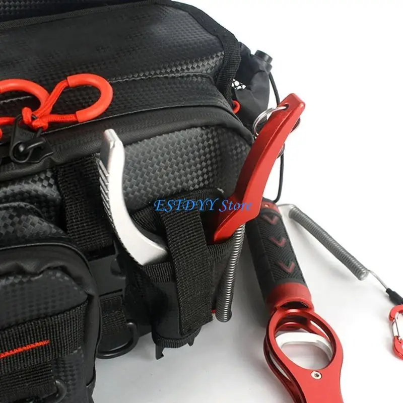 

G6DE Fishing Gear Carrying Bag Light Weights Fishing Tackle Bag with Rod Stand