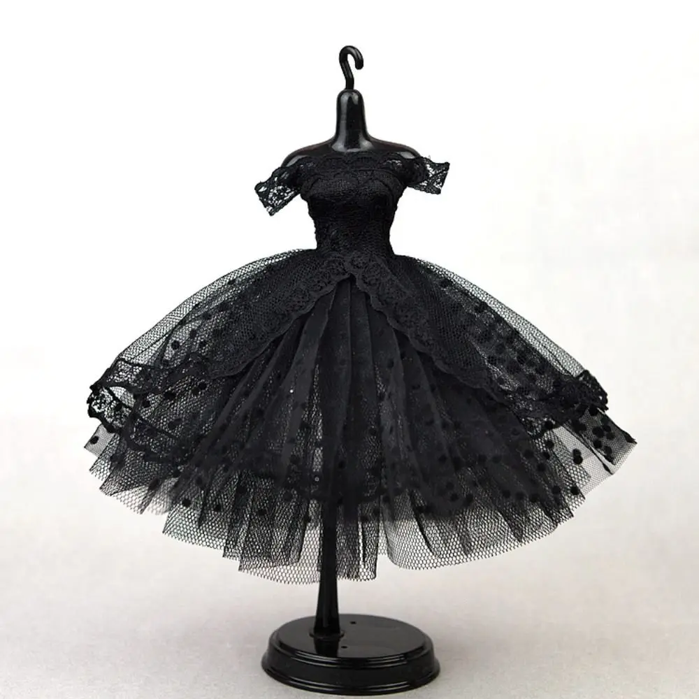 Fashion Dress Up Dress Tutu Dotted Evening Party Lace Clothes Multilayer Prom Dress Princess Dress Accessories