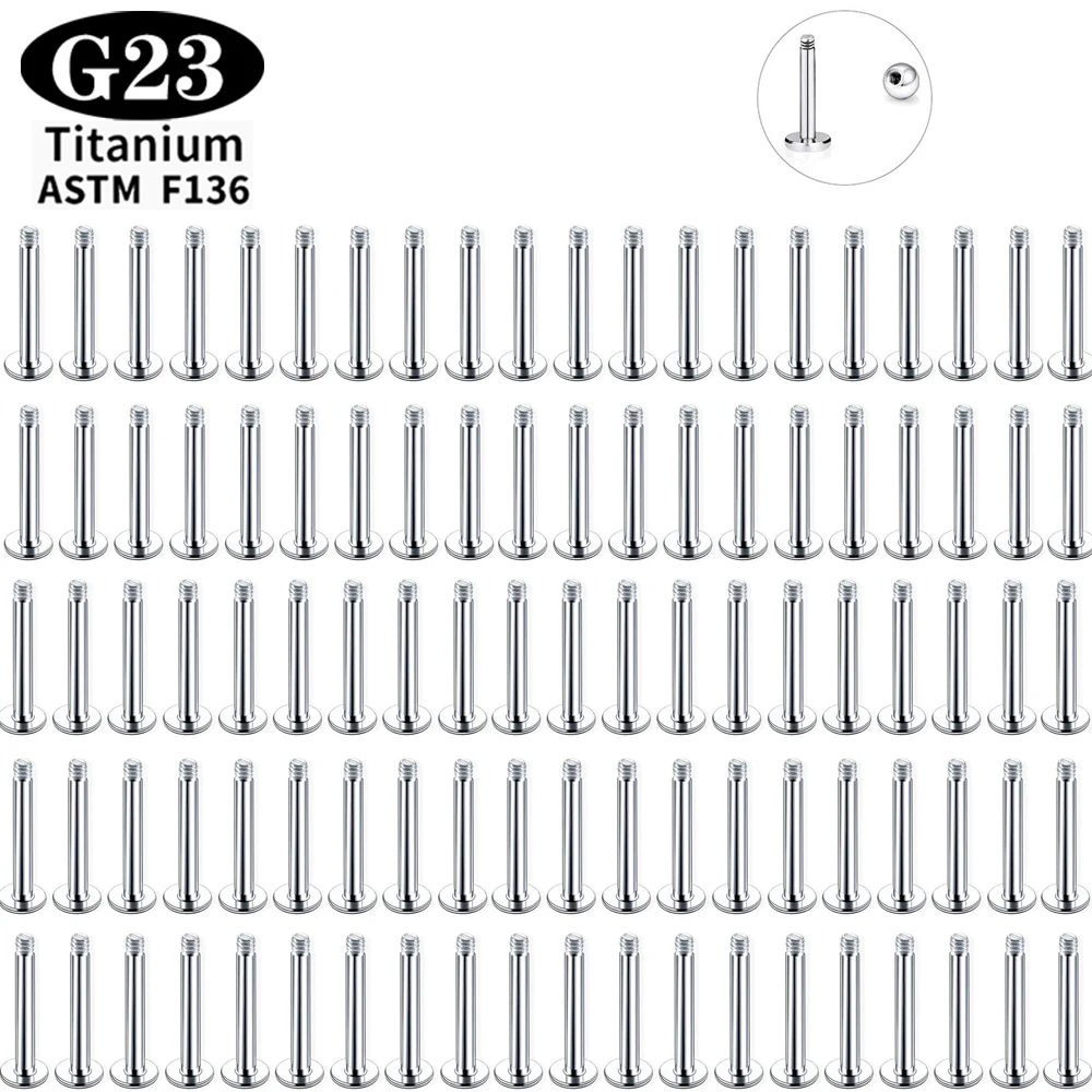 10/100PCS ASTM F136  G23 Titan - Body Jewelry Dermal recension och pris