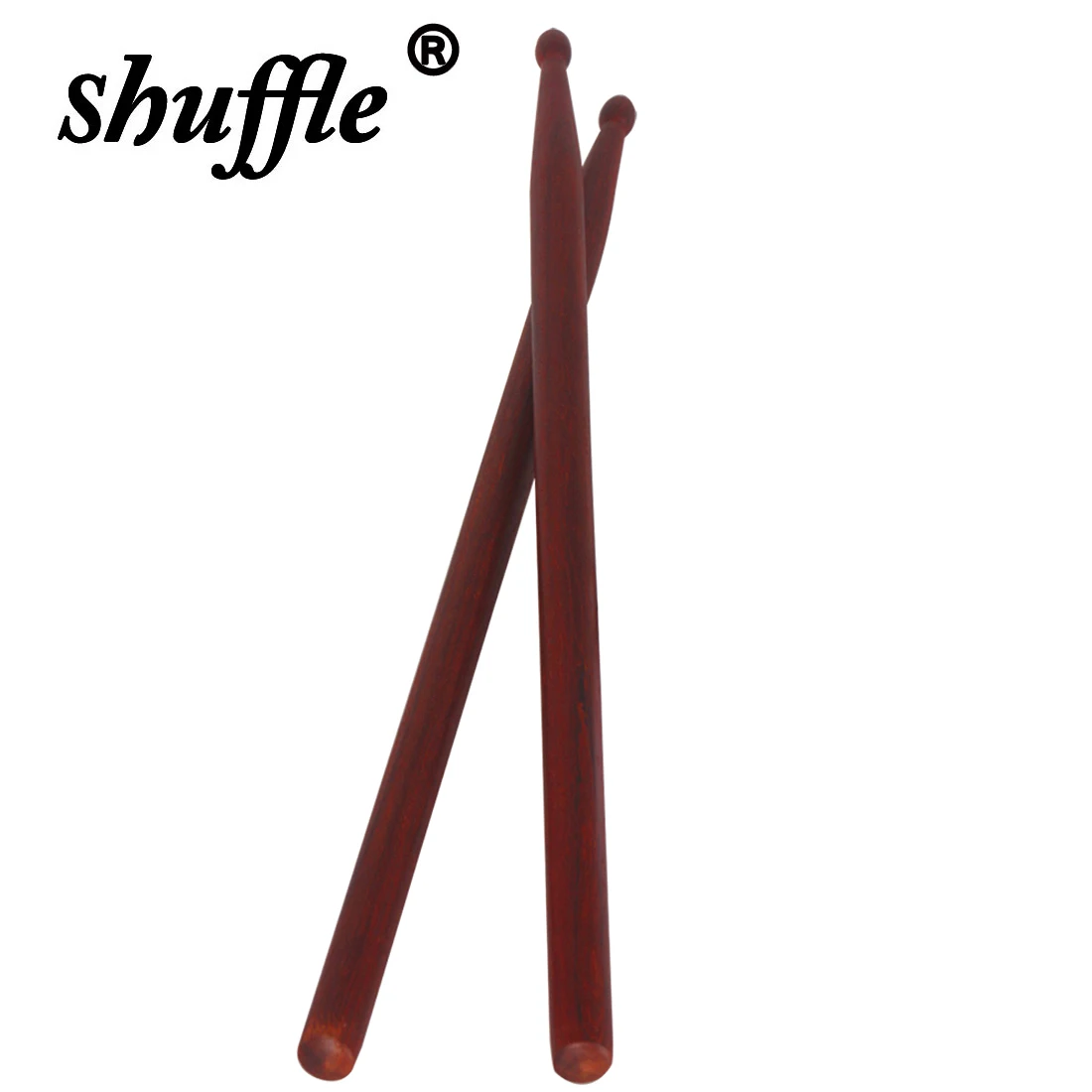 2 Pcs Drumsticks Mahogany Drum Mallet Professional Percussion Accessories Red Wooden Drumsticks Practical Mahogany Sticks