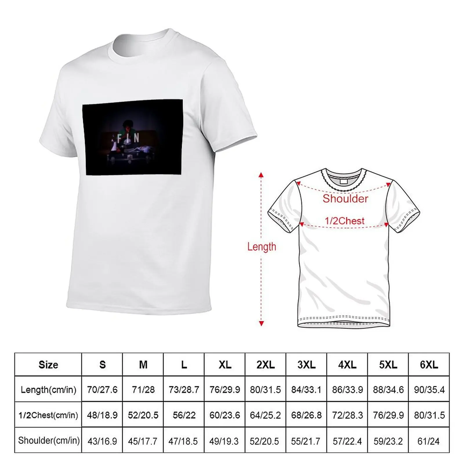 Steez Fin T-Shirt funny t shirts man t shirt men 100% cotton luxury brand cotton tshirt 100% T-shirt - view 2