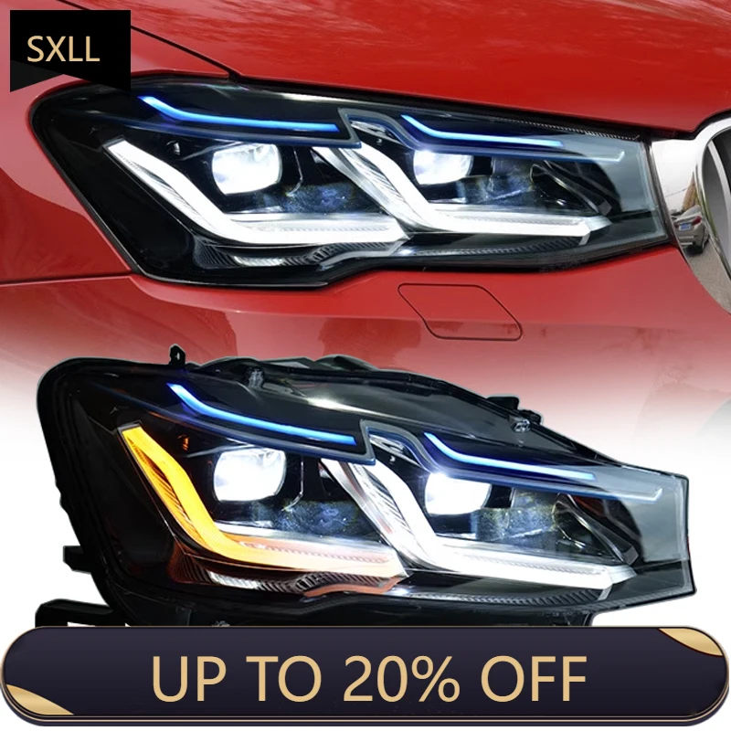 

SXLL F25 Light Emitting Diode Headlights 2014-2017 X4 F26 Projector Lens Front Signal DRL TBZ005 Auto Accessories