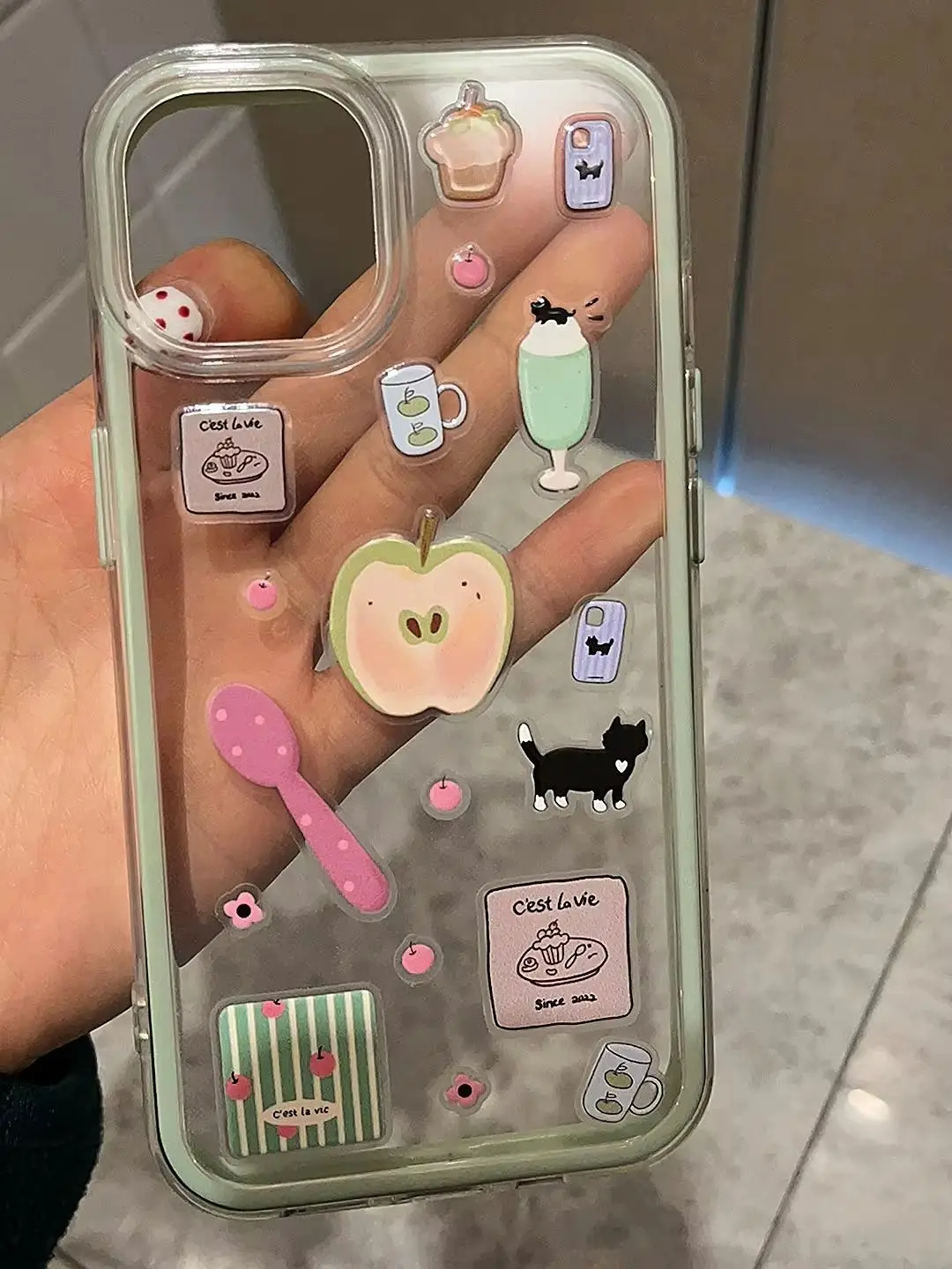 New Cartoon Ins Ocean World Jelly Three-dimensional Sticker Cute Adhesive DIY Camera Flat Decorative Sticker