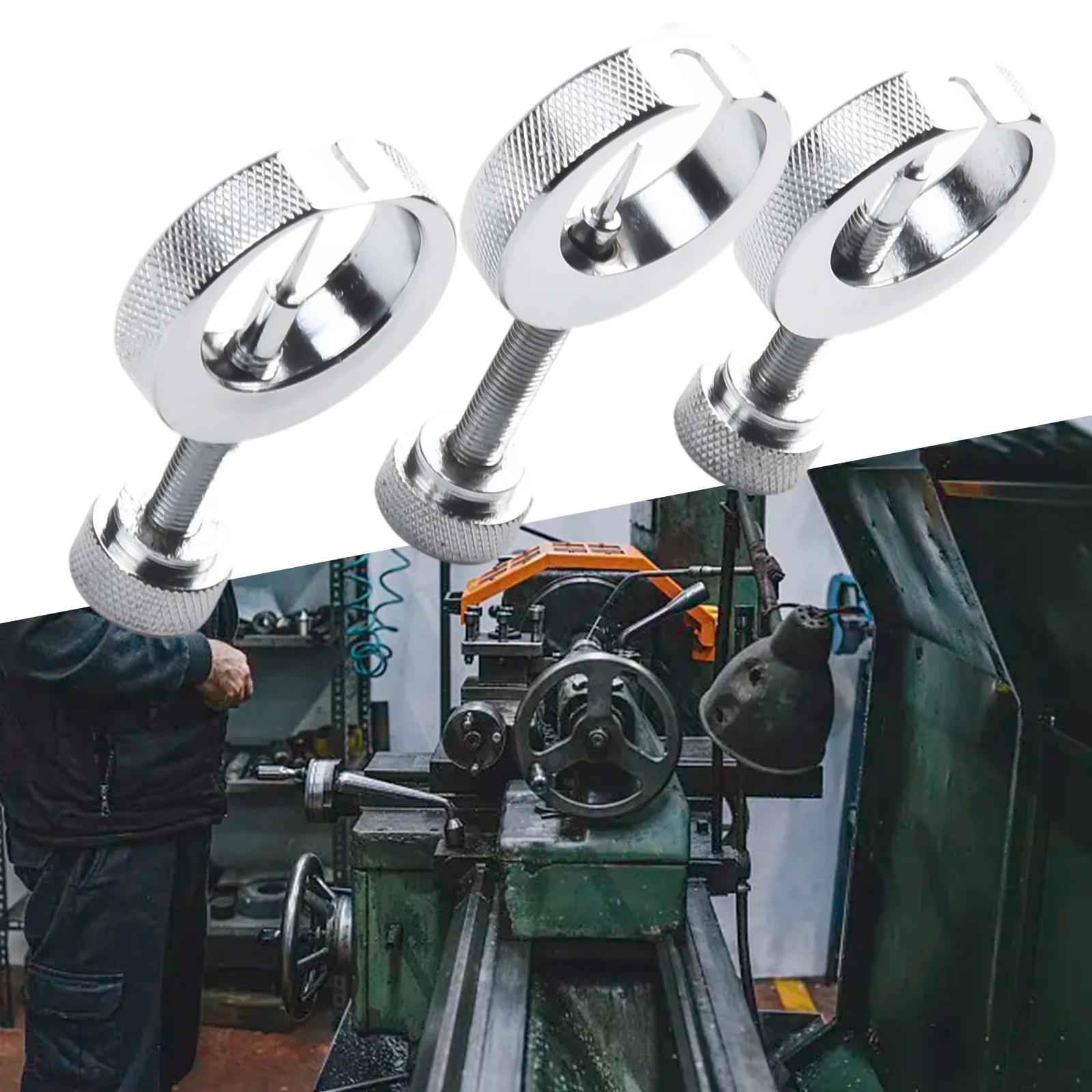 Stable Useful Needle Puller Pressure Gauge Stainless Steel 3 Pcs Fixing The Pressure Gauge Needle Length 5.6 Cm