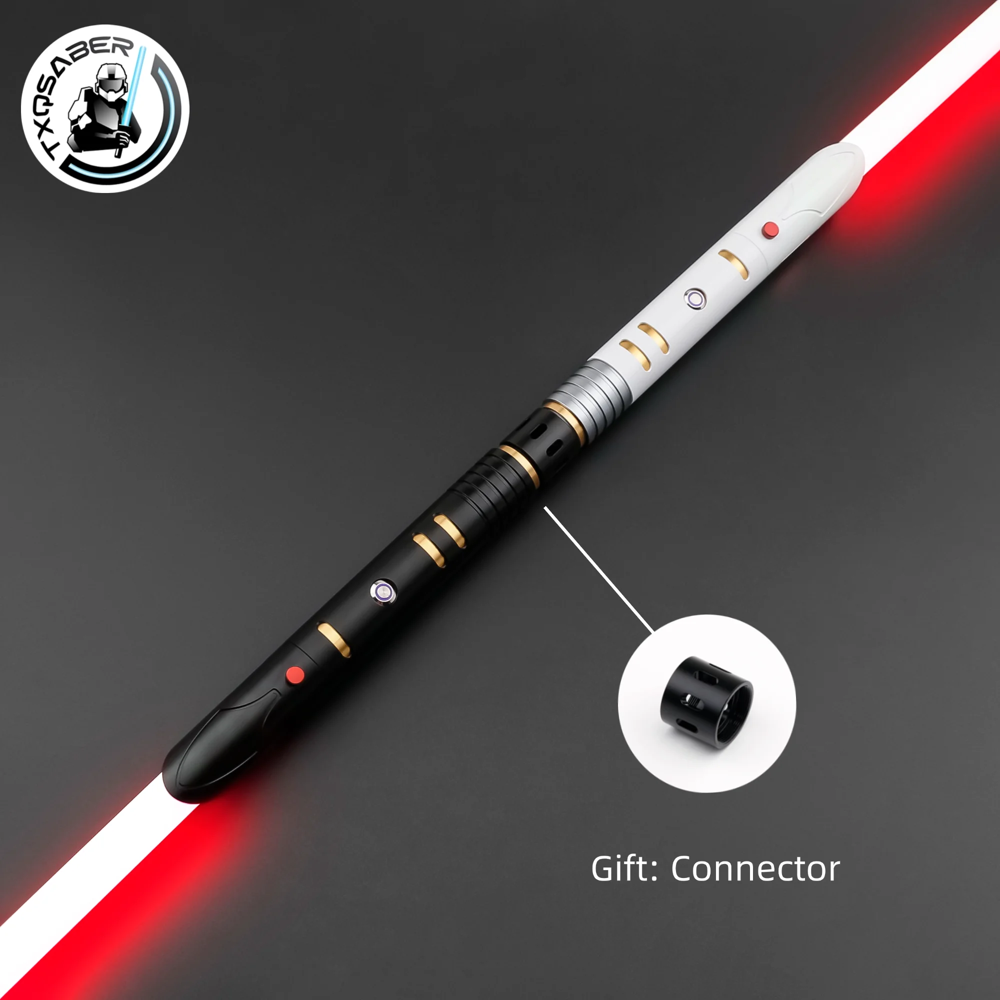 

TXQ Temple Guar SE Световой меч Подарочные игрушки Гладкие качели NEO Jedi Sabre Боевой тяжелый дуэльный меч Лазерная металлическая рукоять 12 цветов бластер