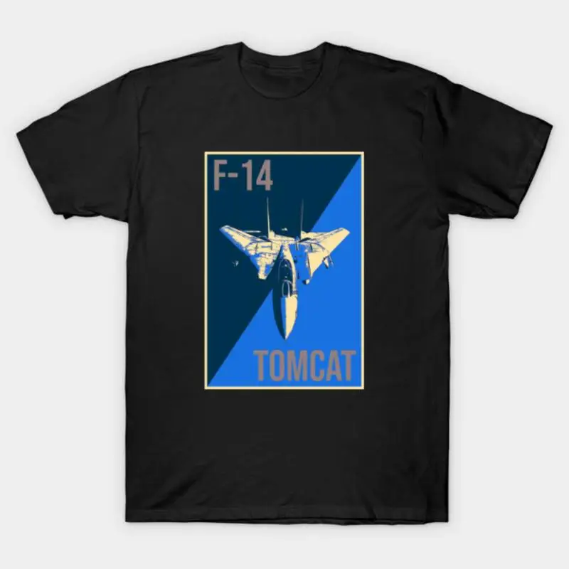F-14 Tomcat Fighter Jet Military Aviation Pop Art T-Shirt