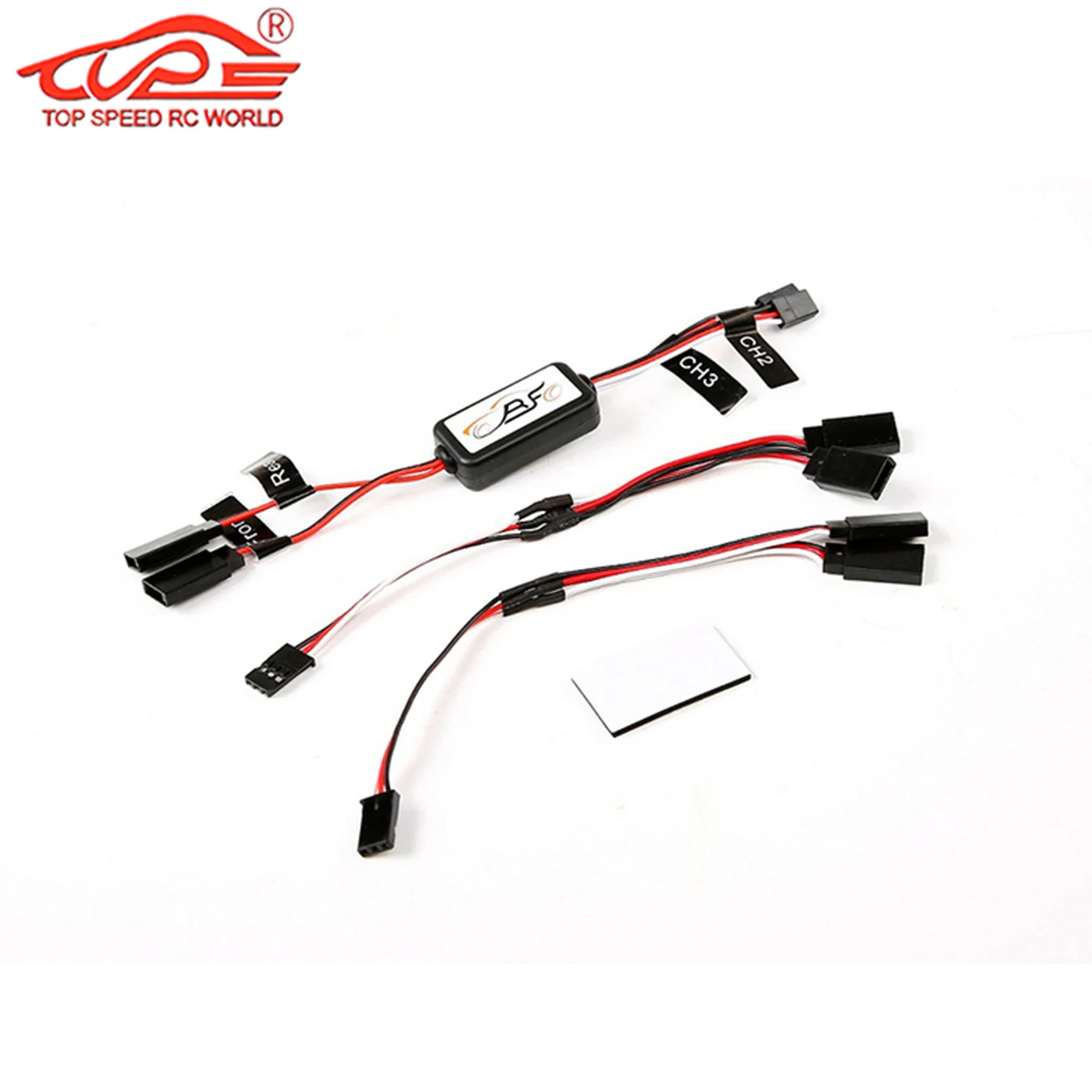 Controller of verlengde lichtkabel of LED-voorlamp of achterlicht 1 st voor 1/5 Hpi Rofun Rovan Km Baja 5B 5T 5SC Onderdelen