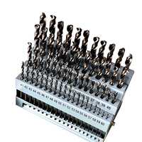 ABUN-Industrial-Grade Full-Grinding Small Twist Drill 60PC High-Speed Steel Round Shank Number Drill Box