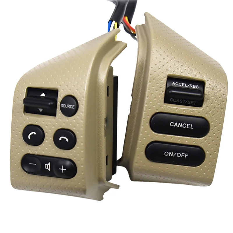

Car Speed Cruise Control Switch Replacement Parts For Nissan Sylphy 2008-2019 Steering Wheel Button With Wiring Harness Beige