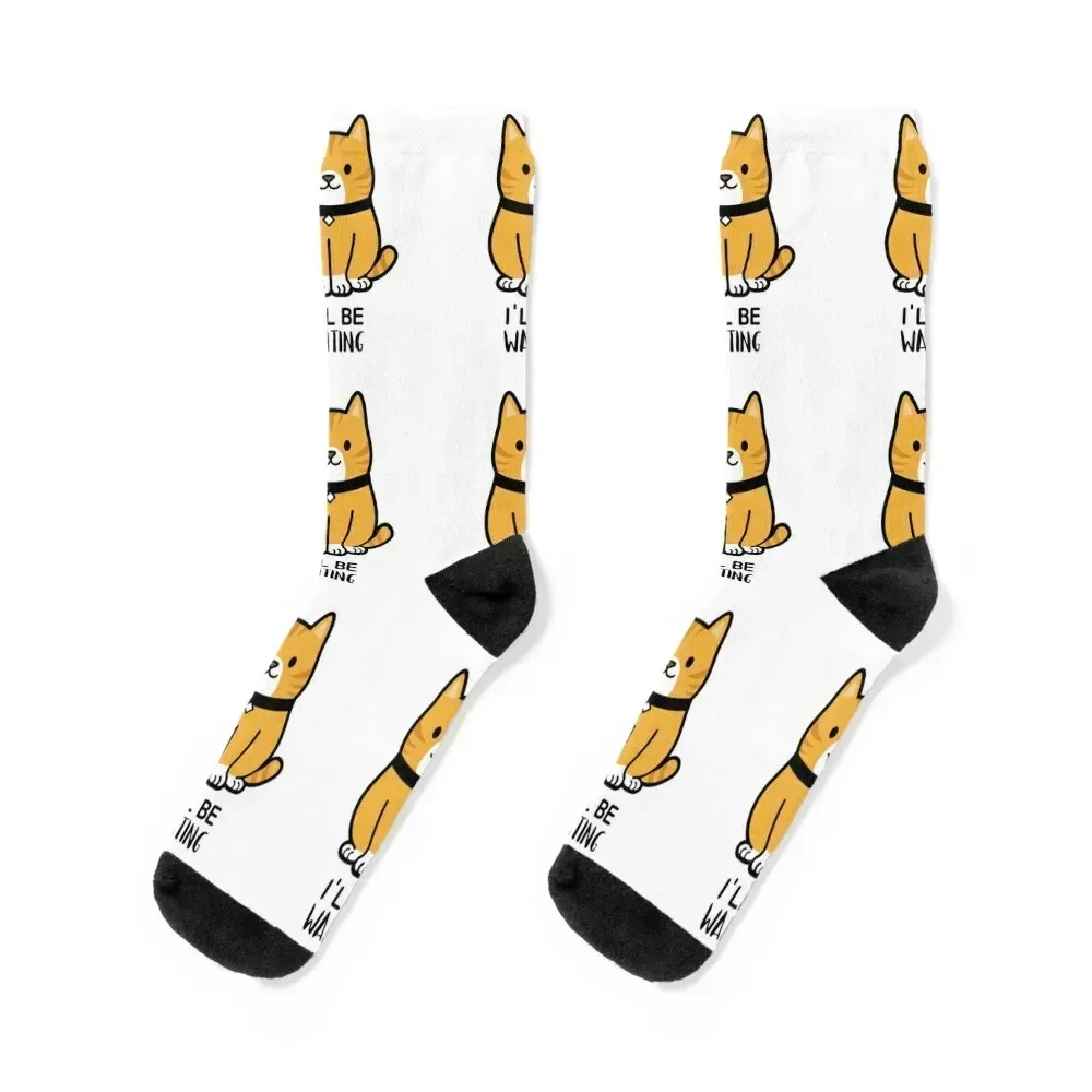 

I'll be waiting Socks sports stockings Climbing cool Novelties Socks Woman Men's