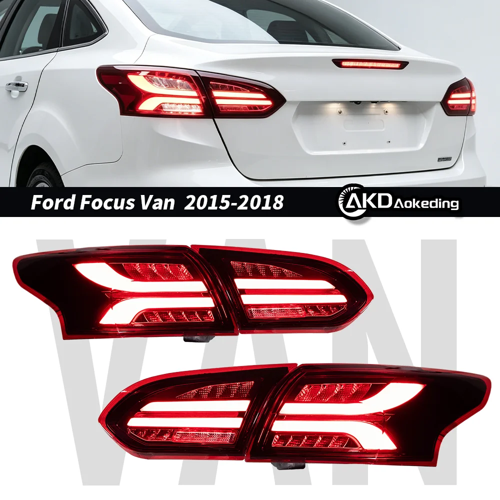 Auto Parts Taillight For Ford Focus 2015-2018 latest Styling Steering signal Brake reversing light Car Accesorios Modified