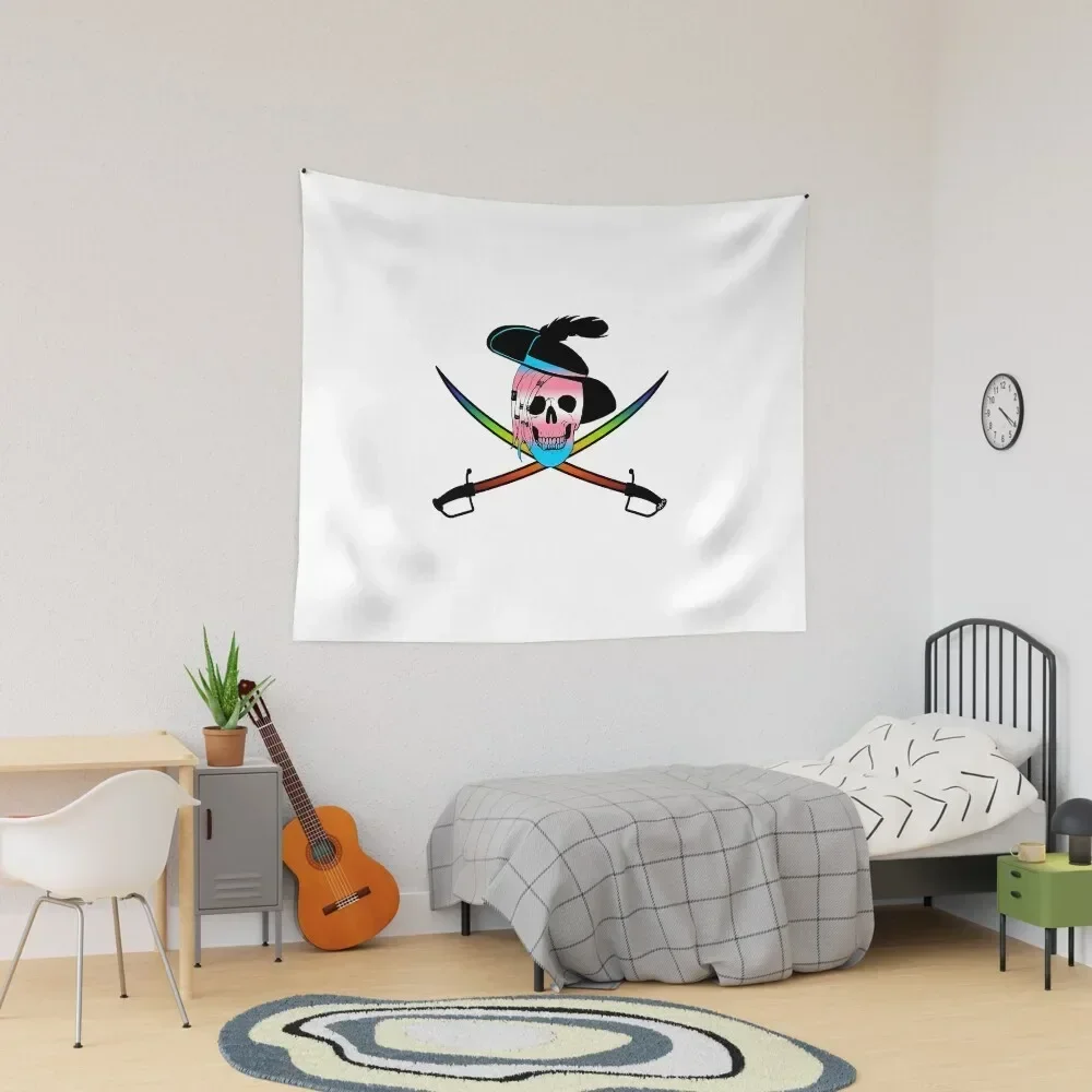 

TransNorthEast Flag Tapestry Funny Things To Decorate The Room Tapestry