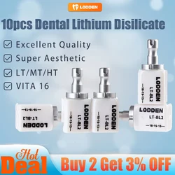 10PCS Dental Lithium Disilicate Blocks C14 Dental Glass Ceramic Cubes LT/MT/MO/HT for CAD CAM Sirona Cerec Milling System