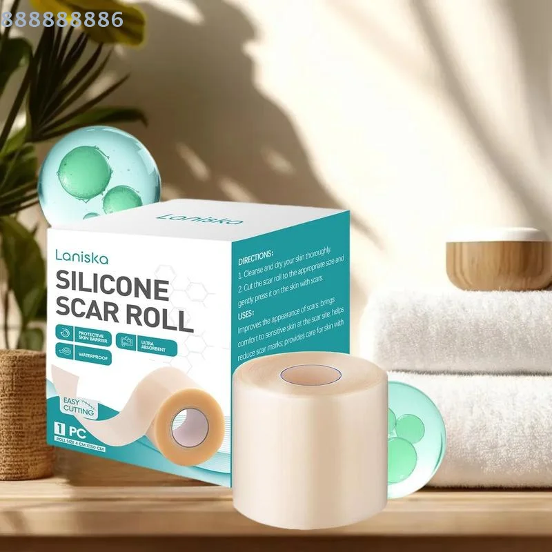 

Рулон силиконовой ленты для удаления шрамов, самоклеящиеся пластыри для хирургических рубцов, терапевтические пластыри от ожогов, эффективный уход за кожей