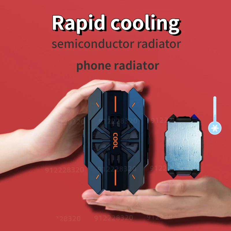 

Portable Mobile Phone Radiator Phone Cooling Fan Case For PUGB Phone Cooler Phone Cooling Fan Case Mobile Phone Cooler cellphone