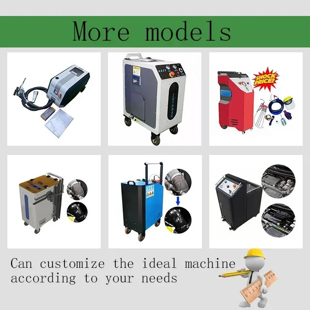 Dry Ice Blasting Machine for Car Engine Cleaning Cleaning Carbon Deposits and Oil Stains Dry Ice Cleaning Machine