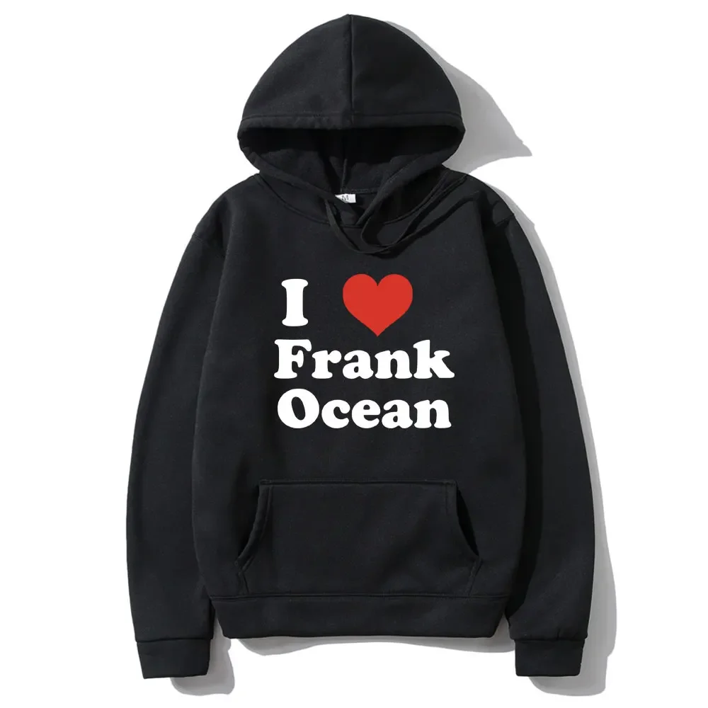 

I Love Frank Hoodie Ocean Fashion Oversized Pullover Male Blond Hip Hop Trend Sweatshirt Rapper Men Women Vintage Streetwear