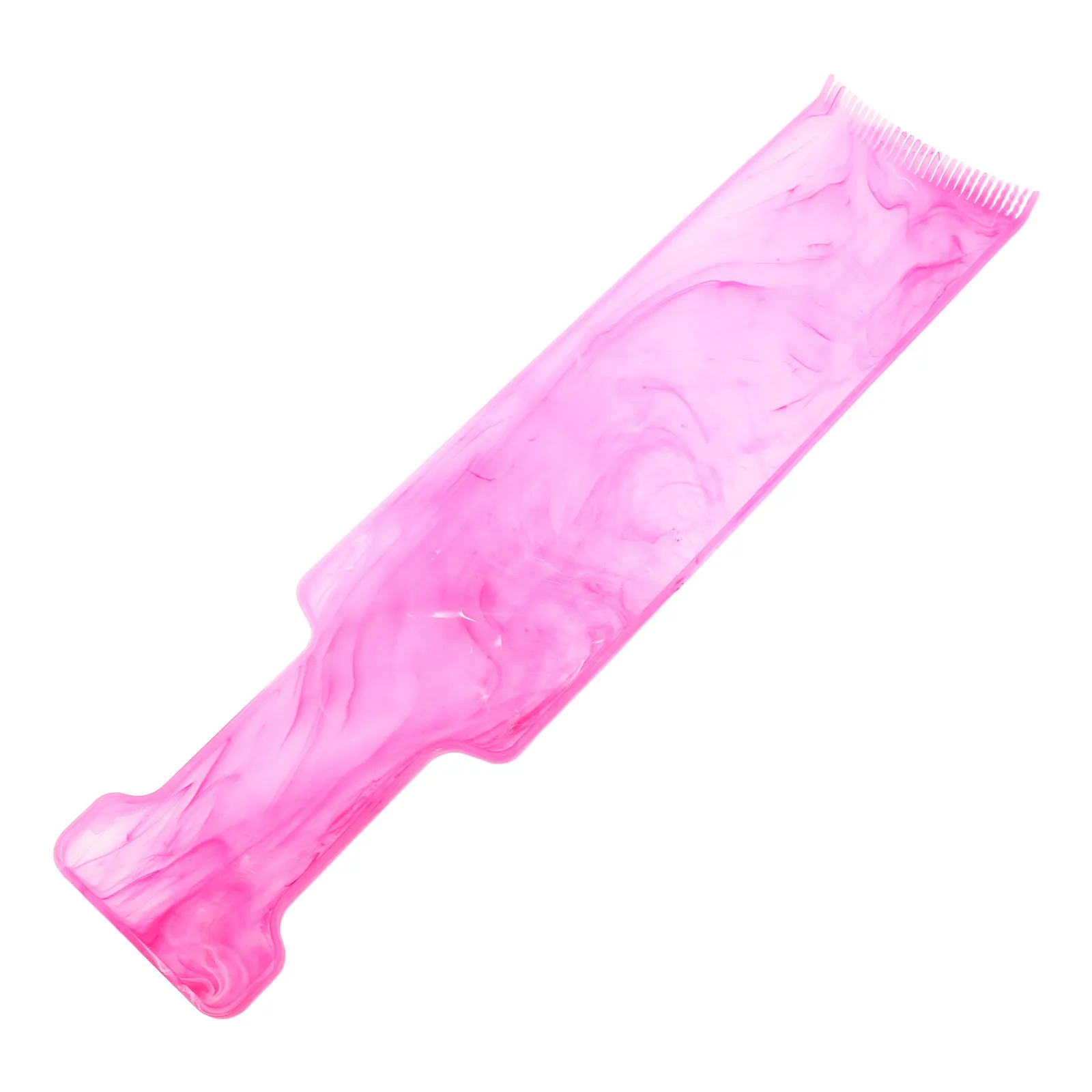 

Hair Coloring Paddle Board Plastic Highlighting Hair Dye Comb Ergonomic Handle Salon Dyeing Tools for Precise Application