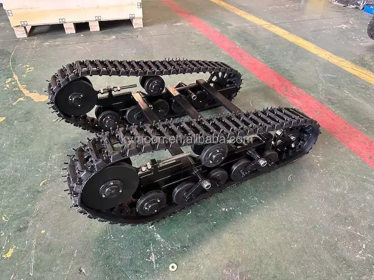 All Terrain Vehicle Rubber track undercarriage vehicle tank tracks robot chassis tracked vehicle chassis Hot Sale