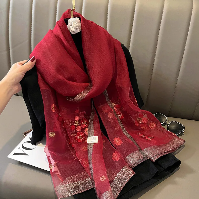 

Spring Summer Autumn Scarf Hijab Muslim Soft Breathable Sun Protection Lightweight Summer Beach Wrap for Women Bronzing Scarves