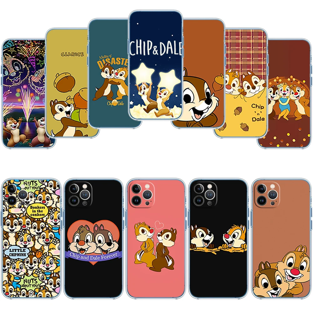 Chip Dale Transparent Phone Case for Motorola G40 G04 G05 One Ace Action  Fusion Plus Hyper Macro Vision Zoom