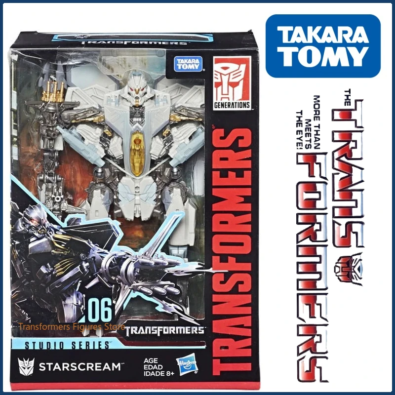 W magazynie Takara Tomy Transformers seria S SS-06 V-Class Starscream zbieraj figurki ruchome postacie z anime zabawki świąteczne prezenty