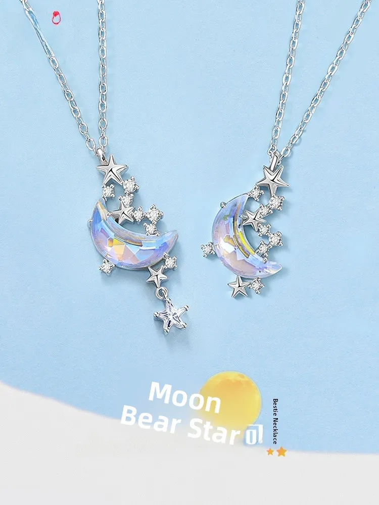 collier-etoile-et-lune-en-argent-pour-femme-design-luxueux-cadeau-d'anniversaire-pour-amie-adolescente-adulte-unisexe-bijoux-en-argent-sterling-925