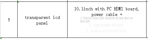 Schermo da 10,1 pollici