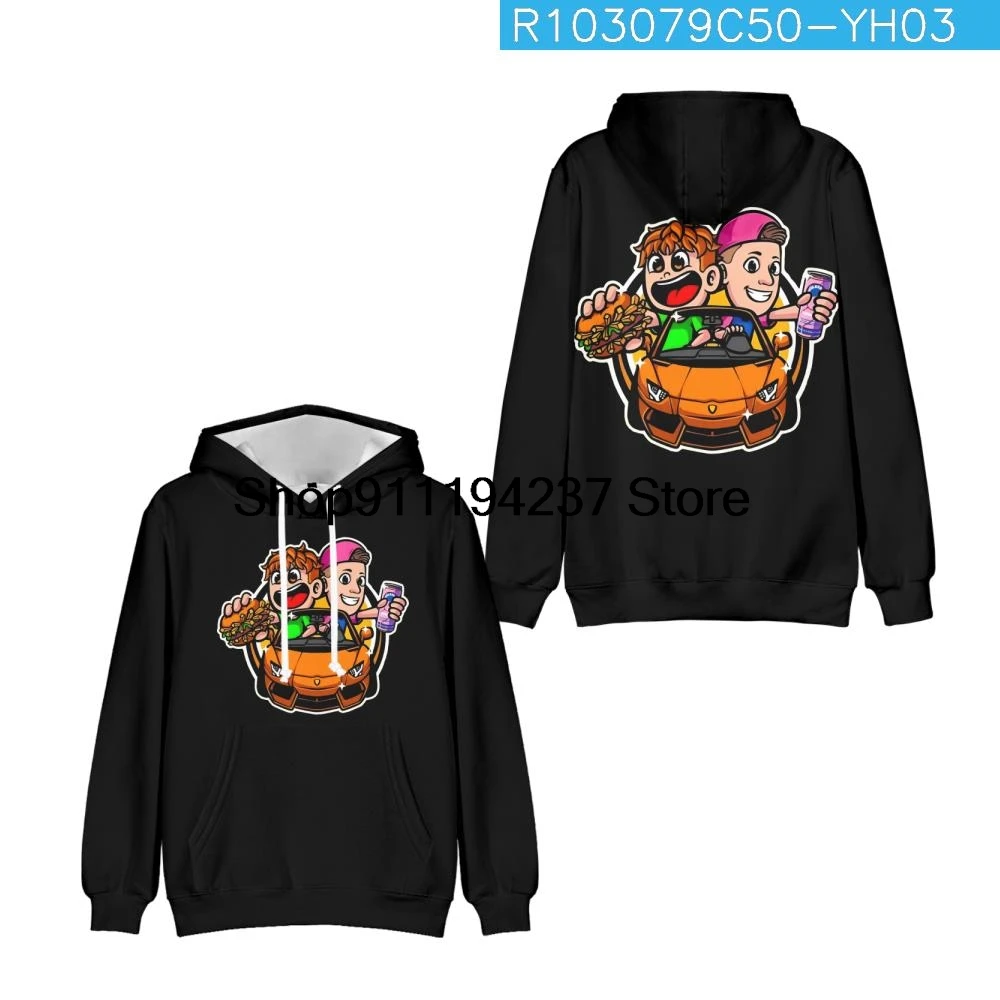 3D Burgerpommes Icrimax Hoodie Sweatshirts Boy girls kids Pullover y2k Streetwear Men women Hoodies Kids Paulberger Clothes