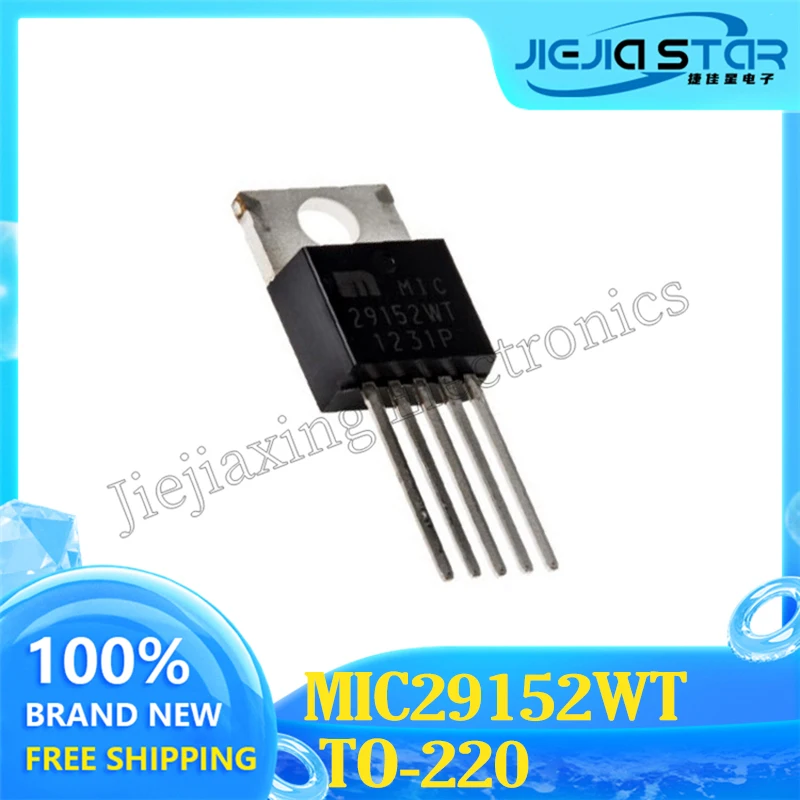 

Power Regulator Chip IC, MIC29152WT, MIC29152 TO220, Brand New, Original, In Stock, Electronics