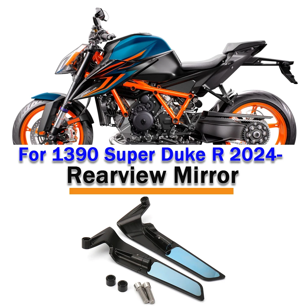 

Motorcycle Rearview Mirrors For 1390 Super Duke R 2024- NEW Stealth Mirrors Sports Winglets Side Mirror Kits Adjustable Mirrors