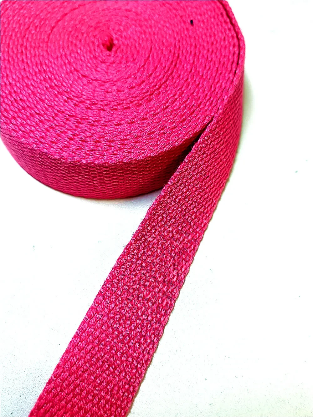 2.5cm 3 Meter Heavy Canvas Cotton Webbing Straps for Arts and Crafts  Key Fobs, Purse Straps, Belting 1