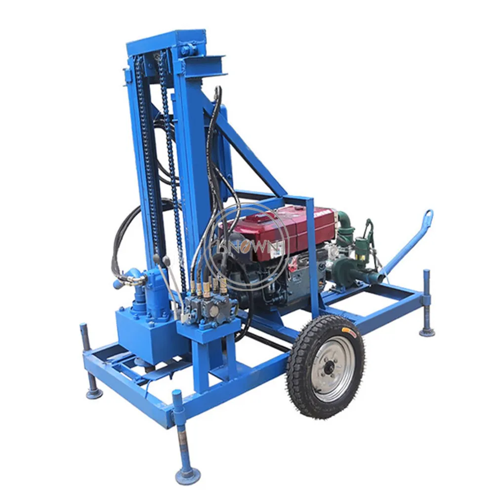 Electrical New Designed Land Drilling Rigs Water Well Drilling Machine Mini Core Hydraulic Engine Ground Dig Hole Machine