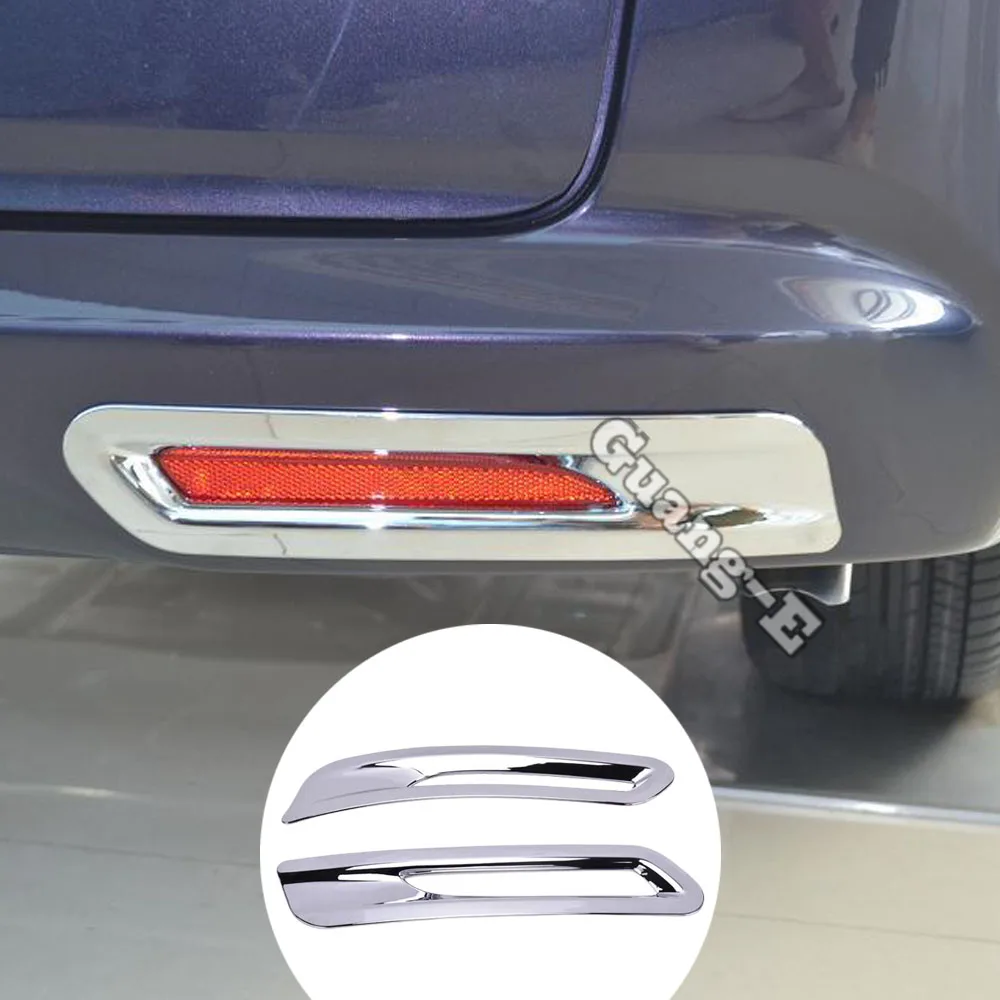 

For Honda Odyssey 2015 2016 2017 2018 2019 2020 2021 ABS Chrome Rear Fog Light Lamp Cover Trim Car Accessories Eyebrow Frame